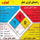 علائم ایمنی لوزی خطر گوگرد